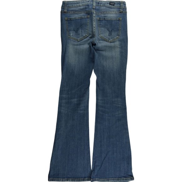 Vigoss Flare Leg Jeans Women's 0 Stretch Low C691 - Picture 2 of 4